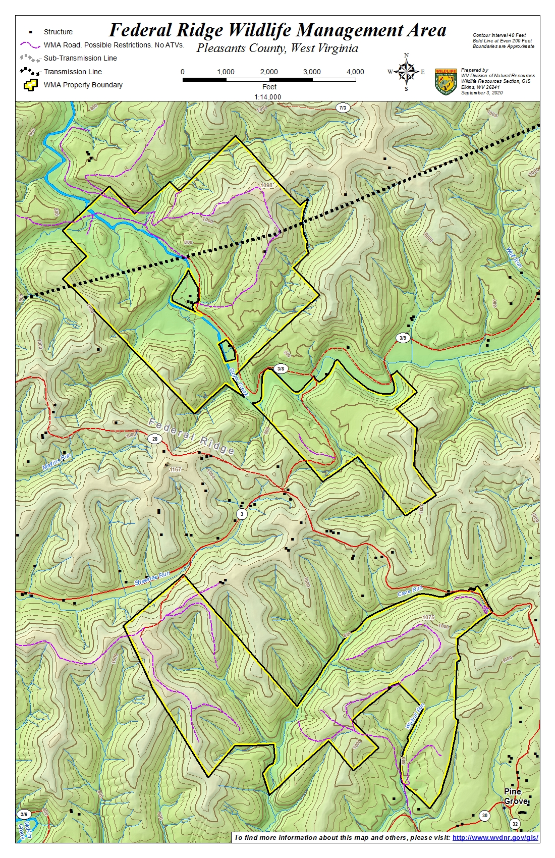 Amherst Plymouth Wma Wv Wma Map Links - West Virginia Division Of Natural Resources : West Virginia  Division Of Natural Resources